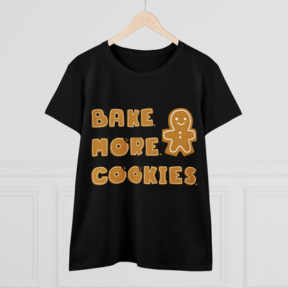 Hobby, Interests, Baking, Bake More Cookies Gingerbread, Things, Food- Adult, Semi-fitted, T-shirt