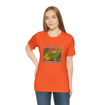 Turtle, Don't Fool With The Cool- Adult, Regular Fit, Soft Cotton, T-shirt