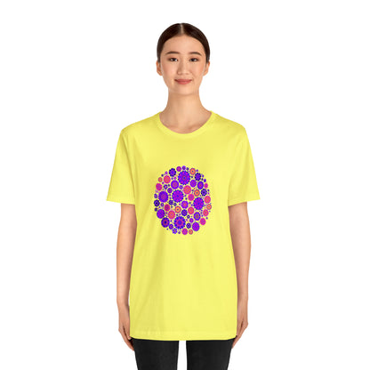 Colorful, Nature, Flowers- Adult, Regular Fit, Soft Cotton,  T-shirt