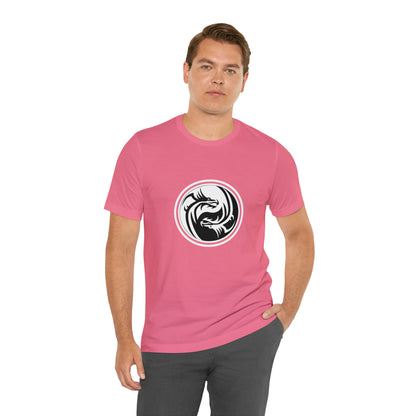 Symbol, Dragon, Ying Yang- Adult, Regular Fit, Soft Cotton, Smaller Size Image, T-shirt