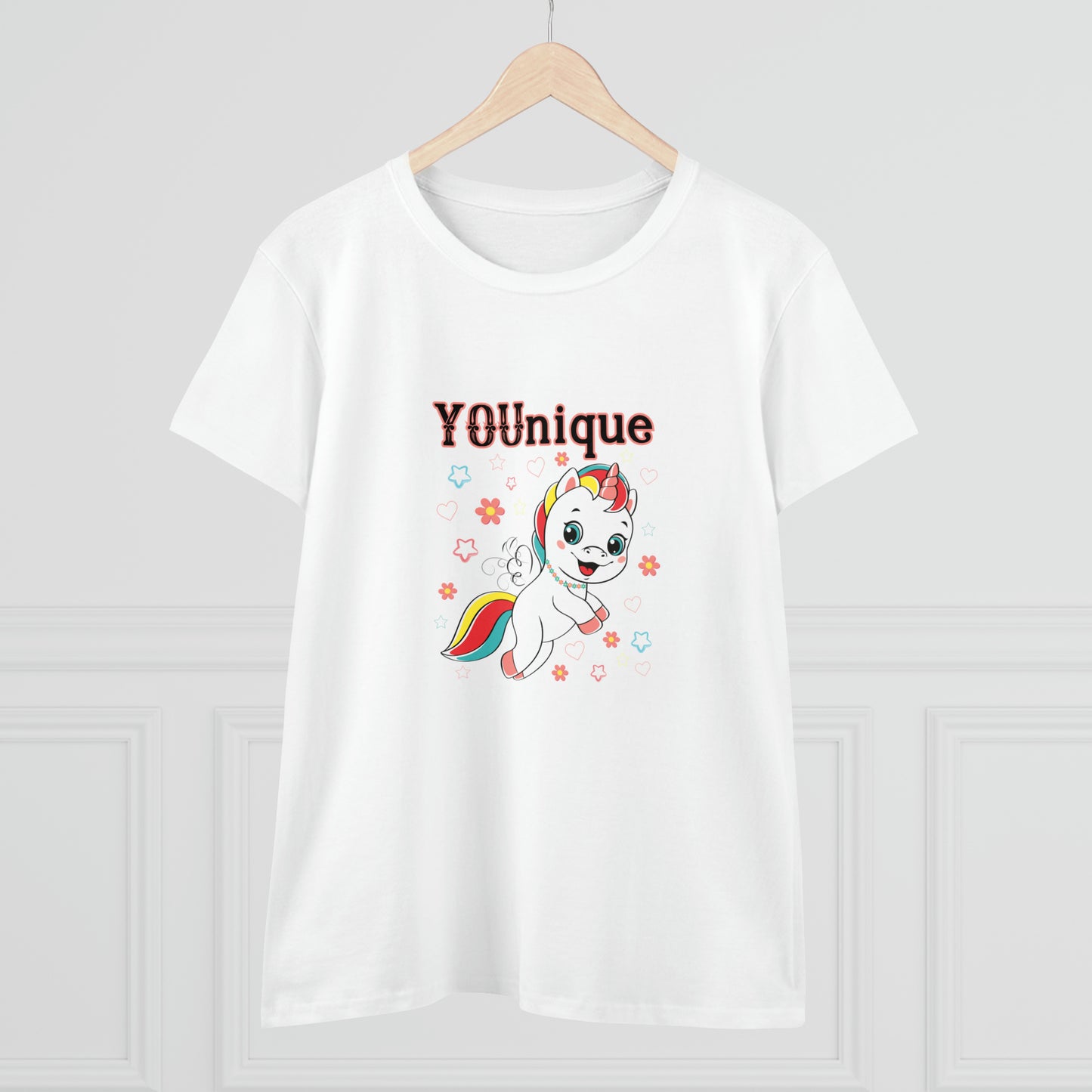 Fantasy, Unicorn, YOUnique, Positive- Adult, Semi-fitted T-shirt