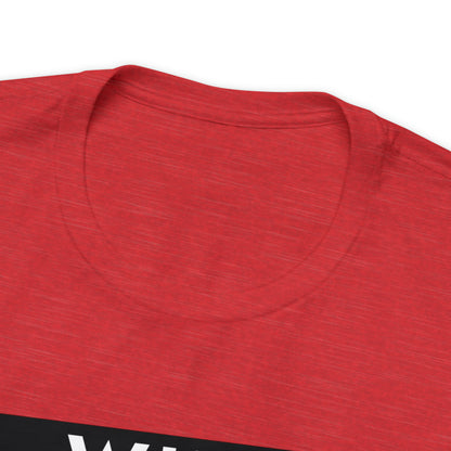 Bird, Who Me? Owl- Adult, Unisex Jersey Short Sleeve Tee, T-shirt