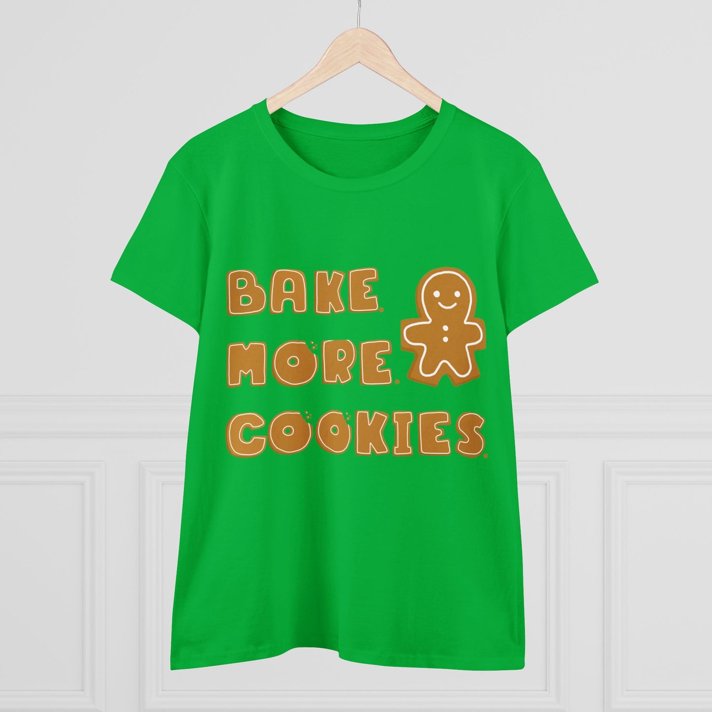 Hobby, Interests, Baking, Bake More Cookies Gingerbread, Things, Food- Adult, Semi-fitted, T-shirt