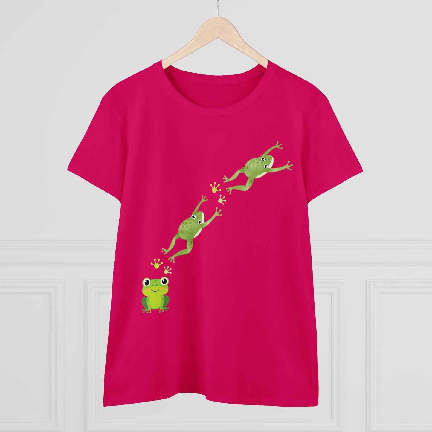 Frog Crossing- Adult, Semi-fitted, T-shirt
