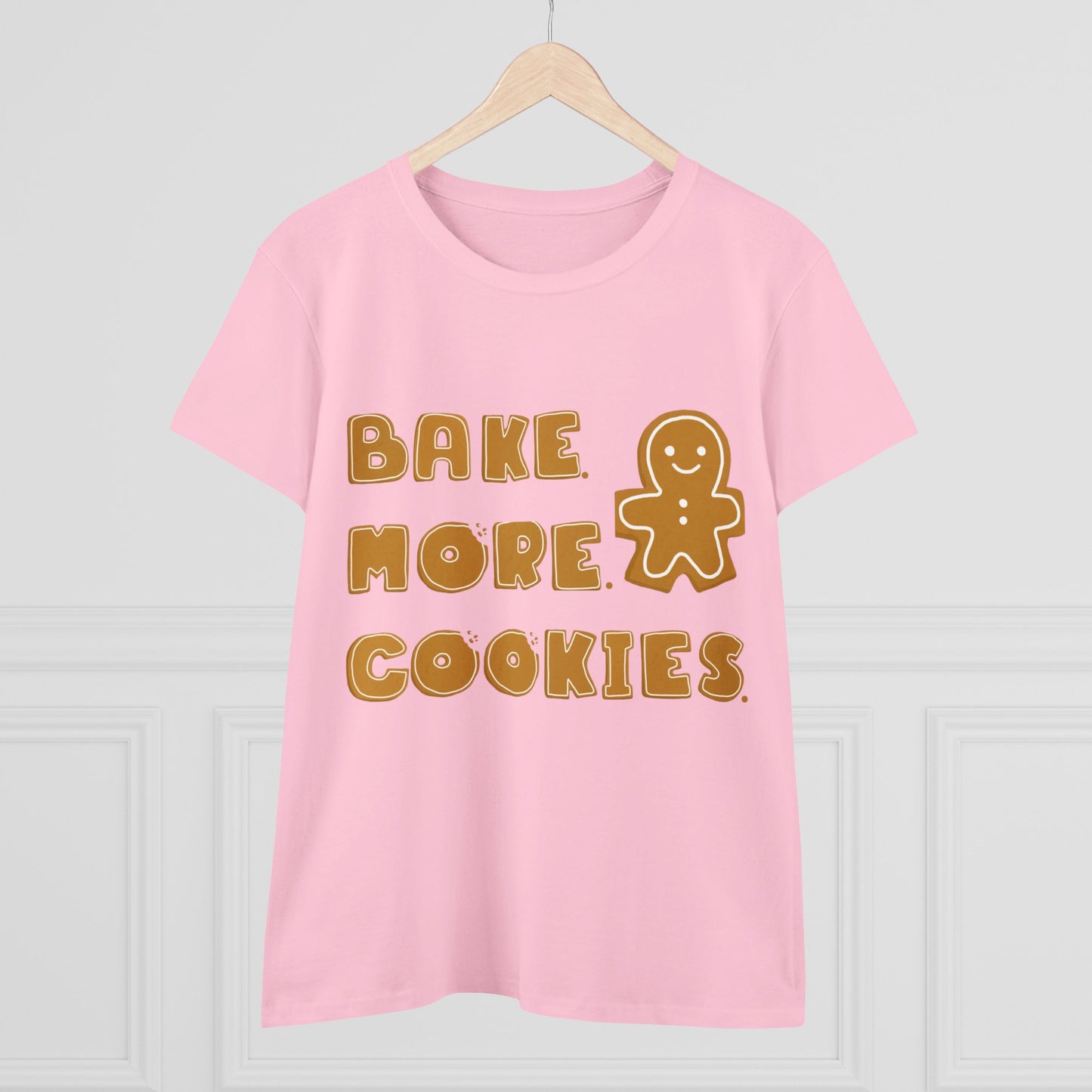 Hobby, Interests, Baking, Bake More Cookies Gingerbread, Things, Food- Adult, Semi-fitted, T-shirt