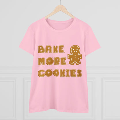 Hobby, Interests, Baking, Bake More Cookies Gingerbread, Things, Food- Adult, Semi-fitted, T-shirt