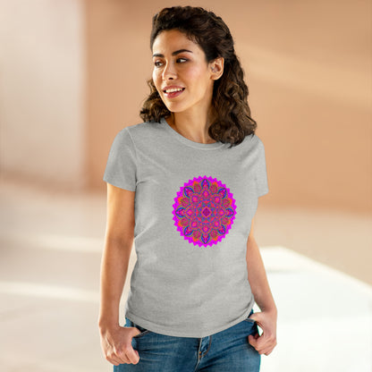 Art, Colorful, Nature, Flowers- Adult, Semi-fitted, T-shirt