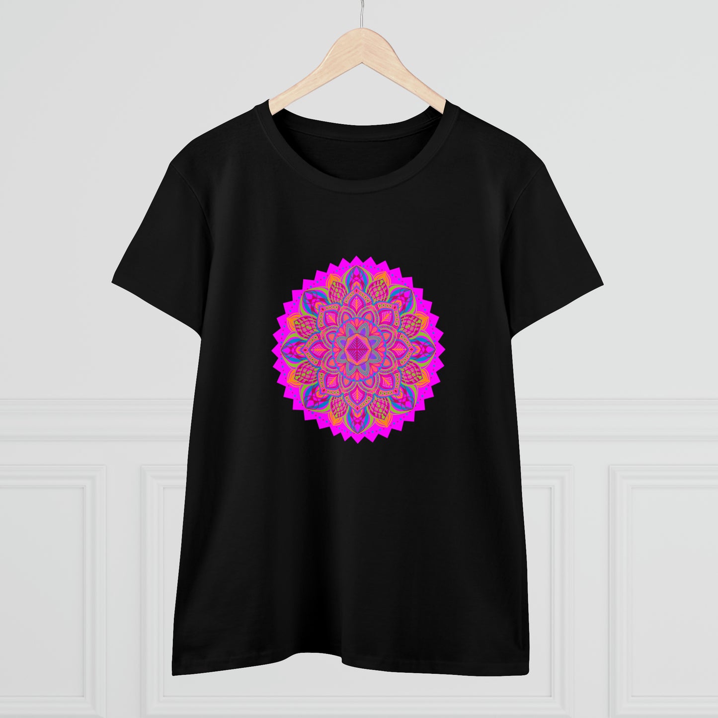 Art, Colorful, Nature, Flowers- Adult, Semi-fitted, T-shirt