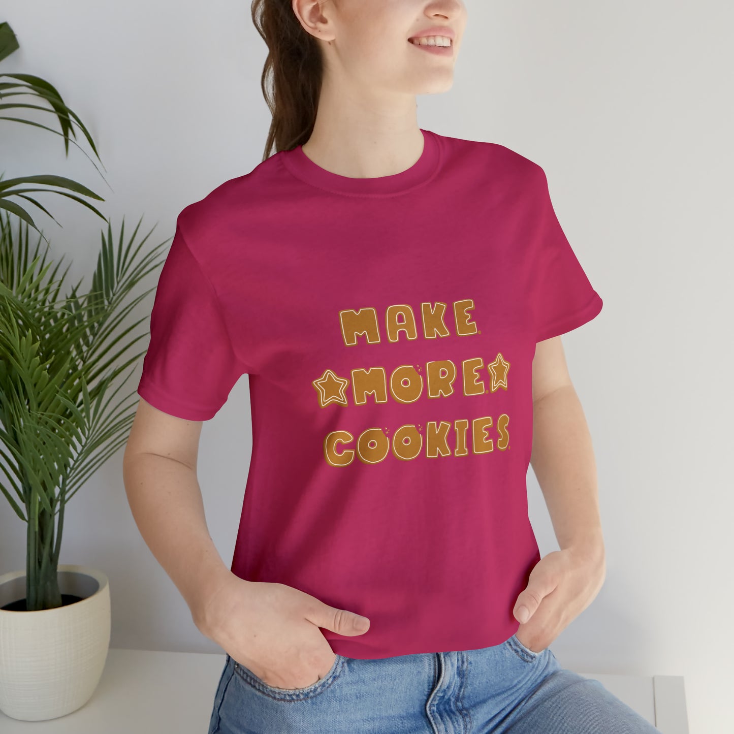 Hobby, Interests, Baking, Make More Cookies, Star, Things, Food- Adult, Soft Cotton, Regular Fit, T-shirt
