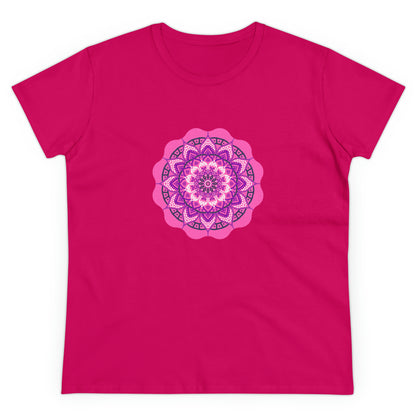 Colorful, Art, Nature, Flowers- Adult, Semi-fitted, T-shirt