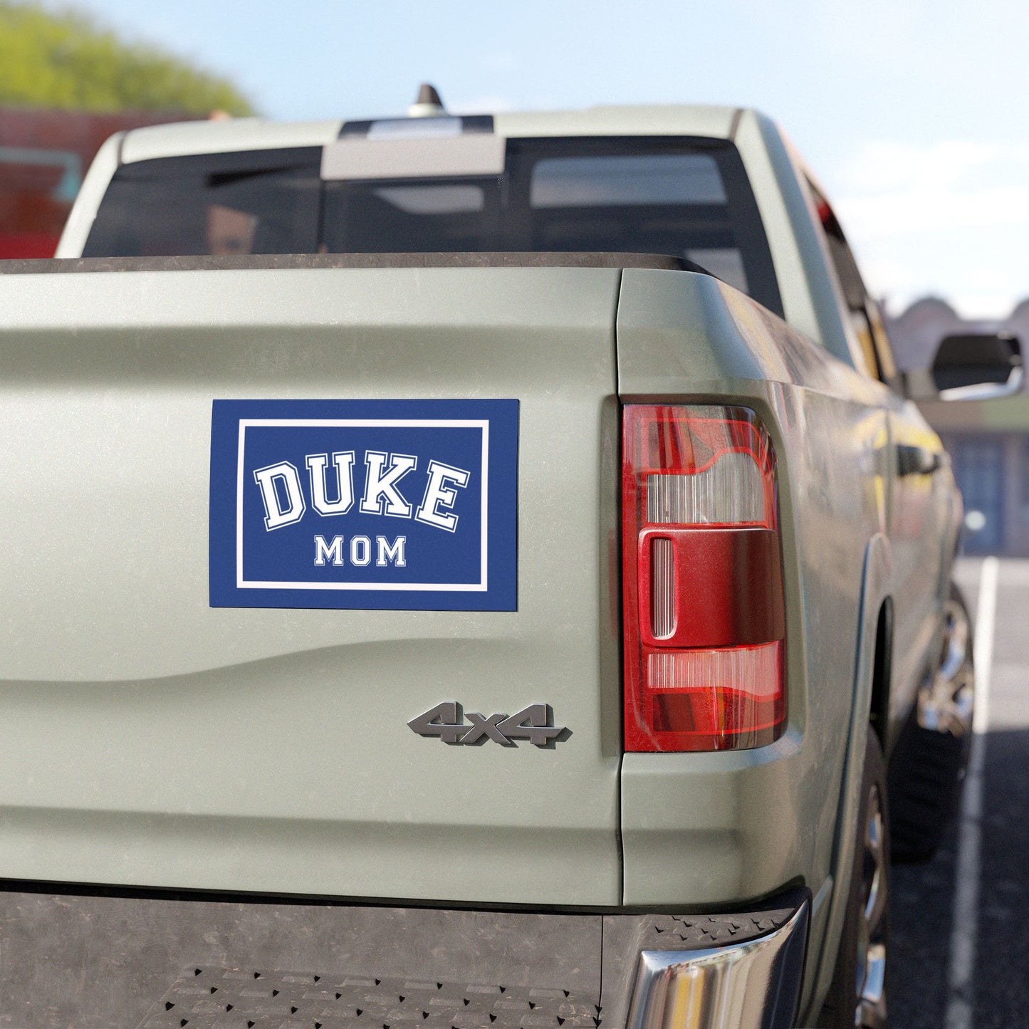 Duke Mom Magnets, Car, Refrigerator, Blue, Weatherproof, Durable