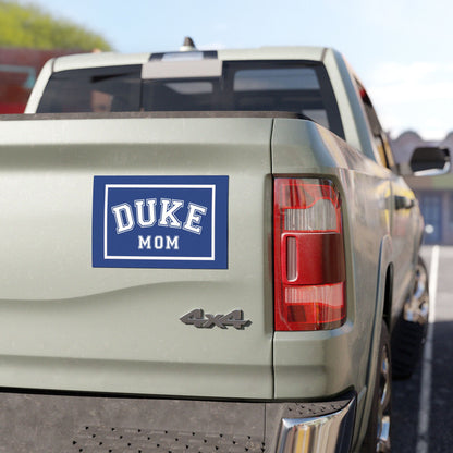 Duke Mom Magnets, Car, Refrigerator, Blue, Weatherproof, Durable