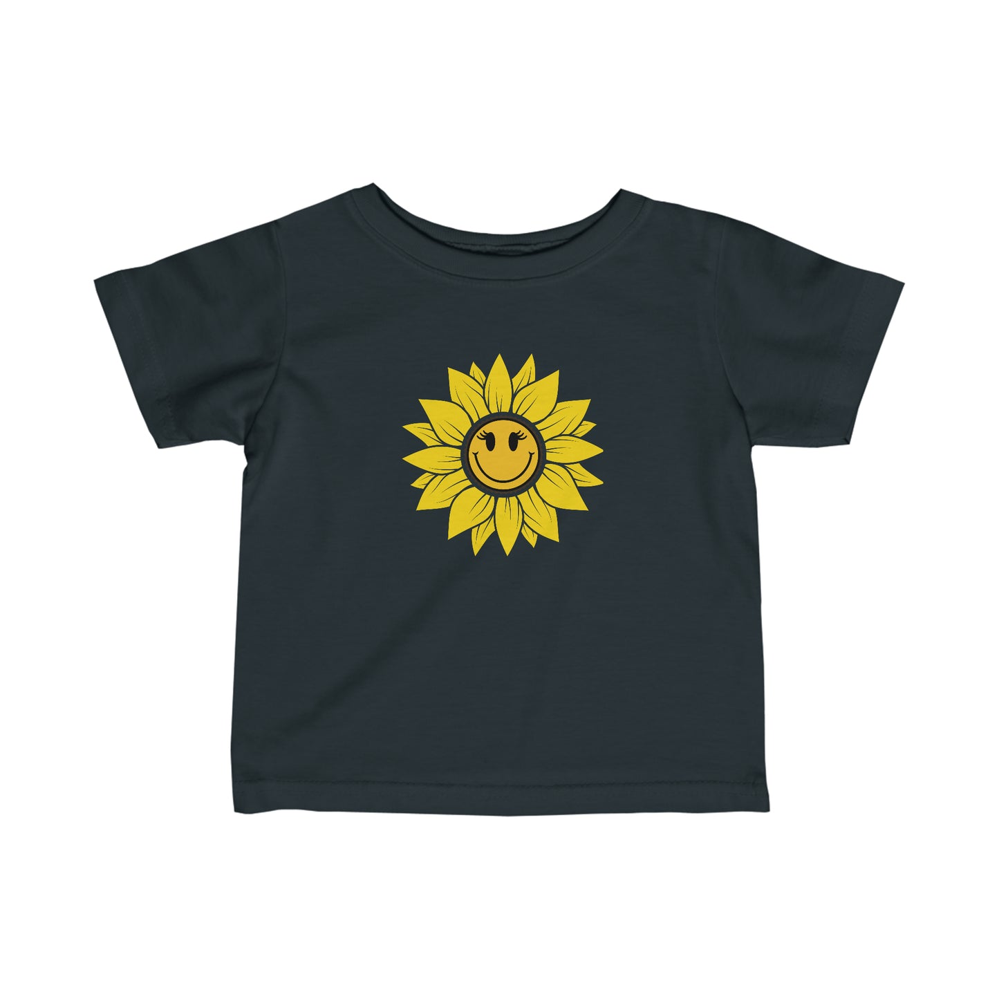 Positive, Sunflower, Nature, Gardens, Flowers, Garden- Baby, Infant, Toddler, T-shirt