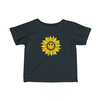 Positive, Sunflower, Nature, Gardens, Flowers, Garden- Baby, Infant, Toddler, T-shirt