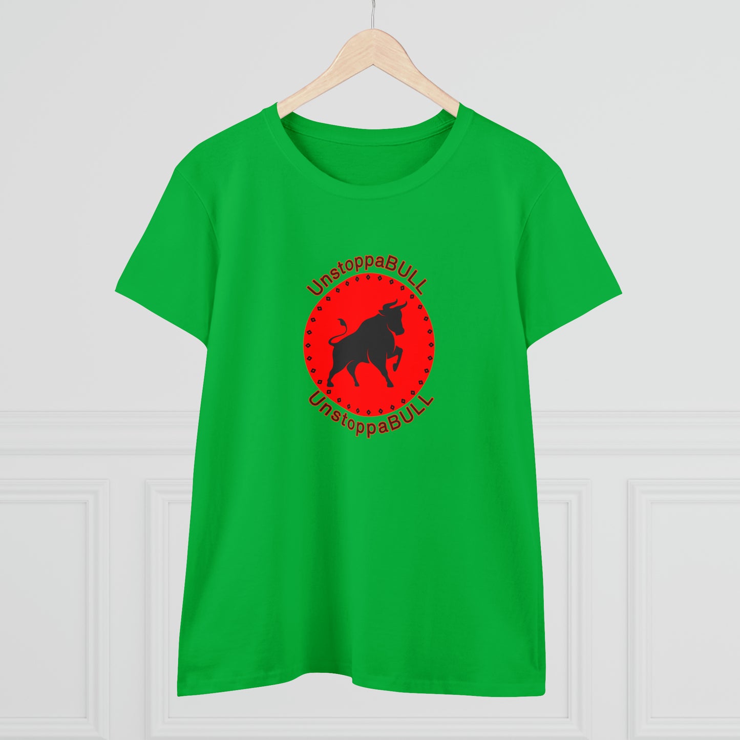 Animals, Bull, Symbol, Unstoppable, UnstoppaBULL- Adult, Semi-fitted T-shirt