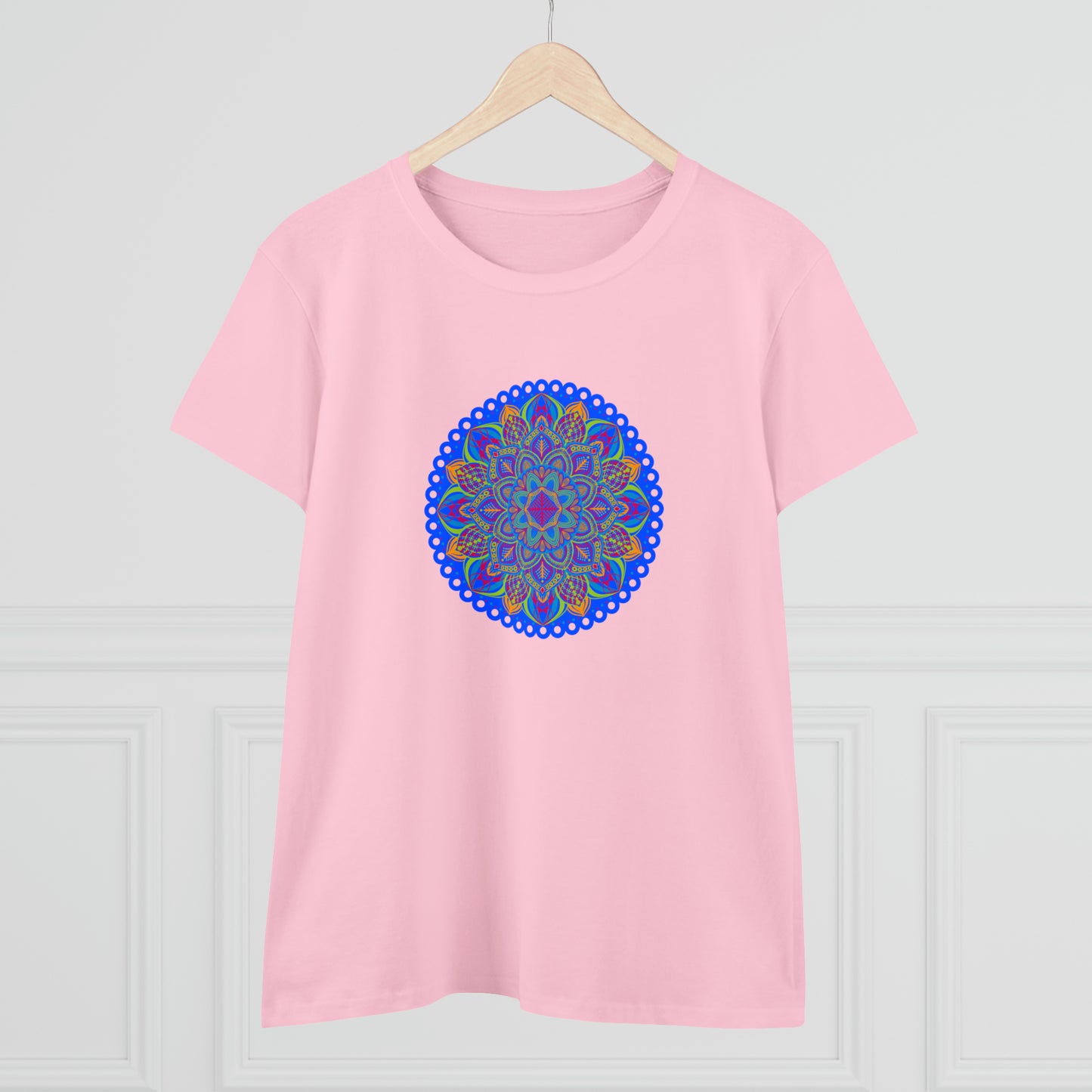 Art, Colorful, Nature, Flowers- Adult, Semi-fitted, T-shirt
