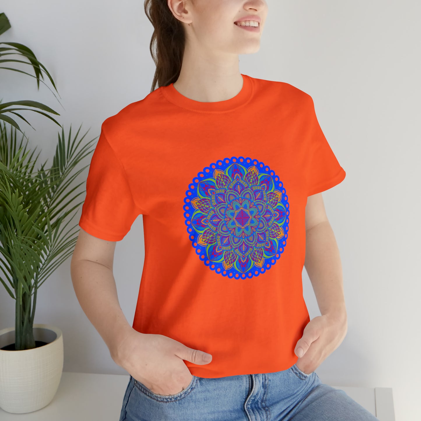 Art, Colorful, Nature, Flowers- Adult, Regular Fit, Soft Cotton,  T-shirt