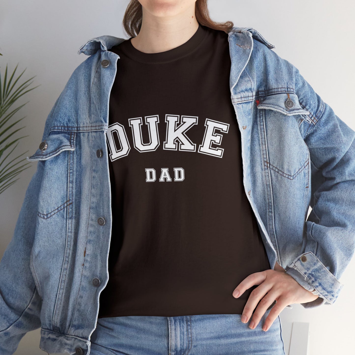 DUKE Dad, parent shirt T-shirt-Adult, Unisex Heavy Cotton Tee