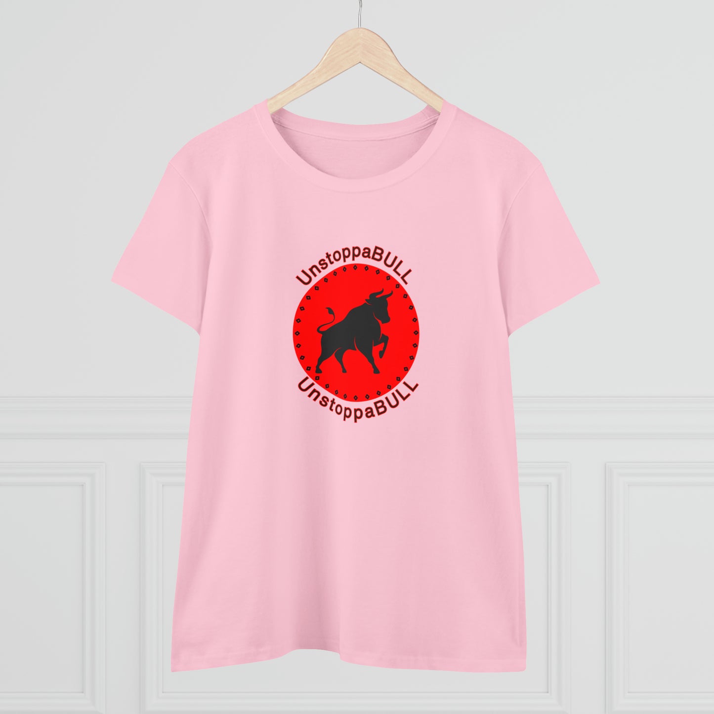 Animals, Bull, Symbol, Unstoppable, UnstoppaBULL- Adult, Semi-fitted T-shirt