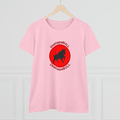 Animals, Bull, Symbol, Unstoppable, UnstoppaBULL- Adult, Semi-fitted T-shirt