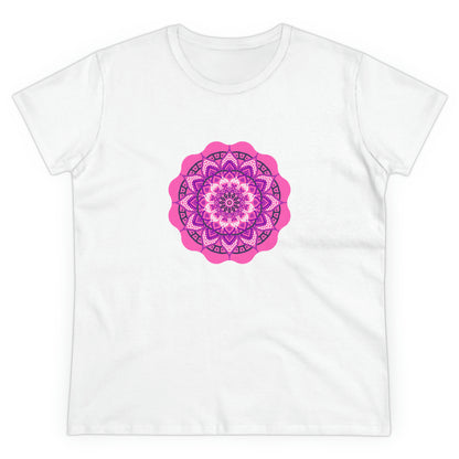 Colorful, Art, Nature, Flowers- Adult, Semi-fitted, T-shirt
