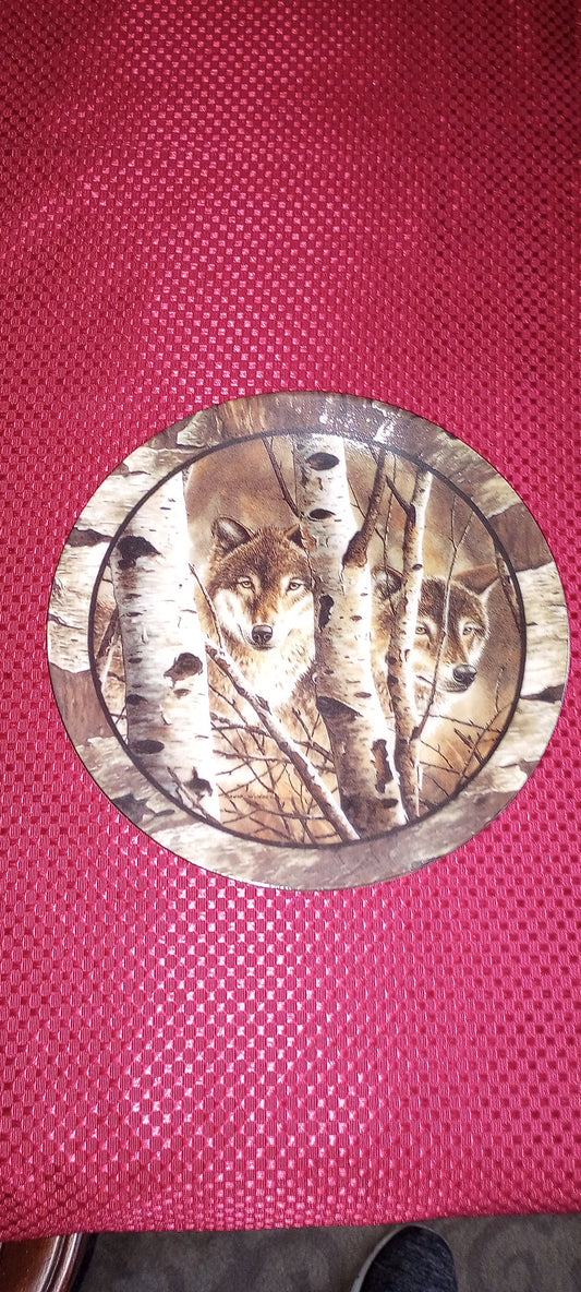 Vintage Wolf Plate 1995, Bradex