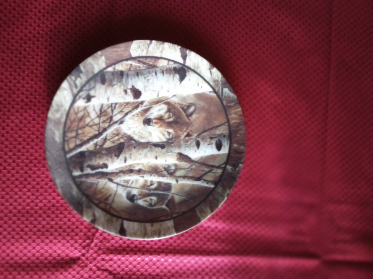 Vintage Wolf Plate 1995, Bradex