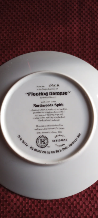 Vintage Wolf Plate 1995, Bradex