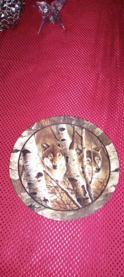 Vintage Wolf Plate 1995, Bradex