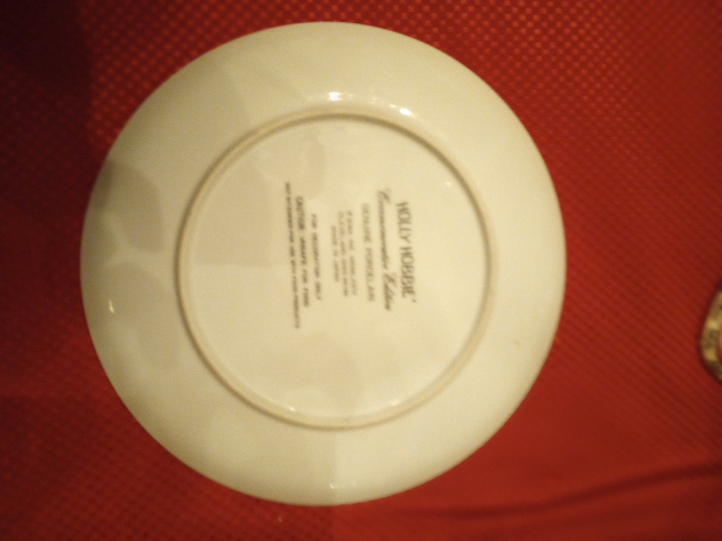 Holly Hobbies Christmas Song 1974 Plate