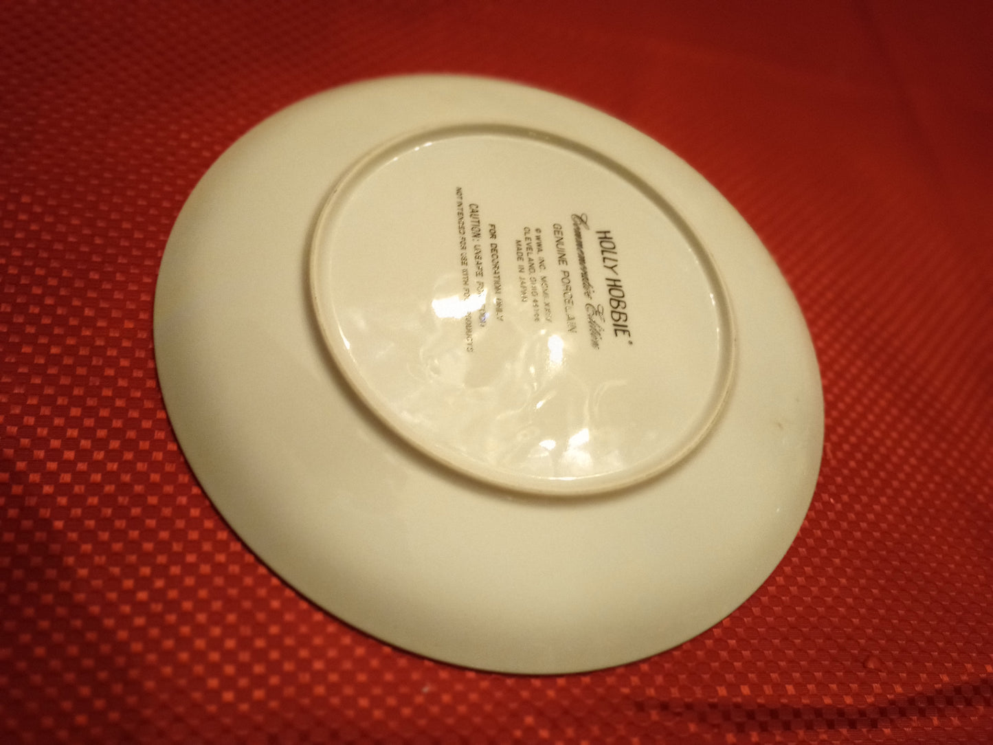 Holly Hobbies Christmas Song 1974 Plate