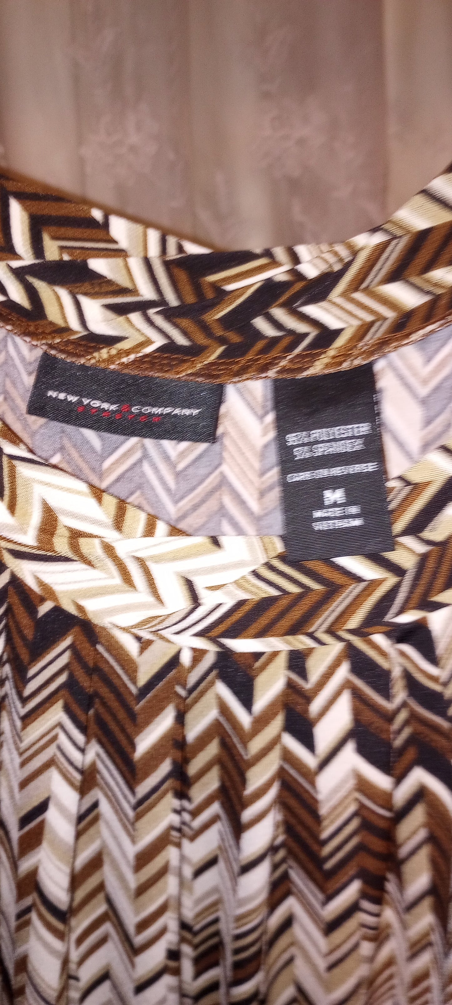 Geometric Blouse Top