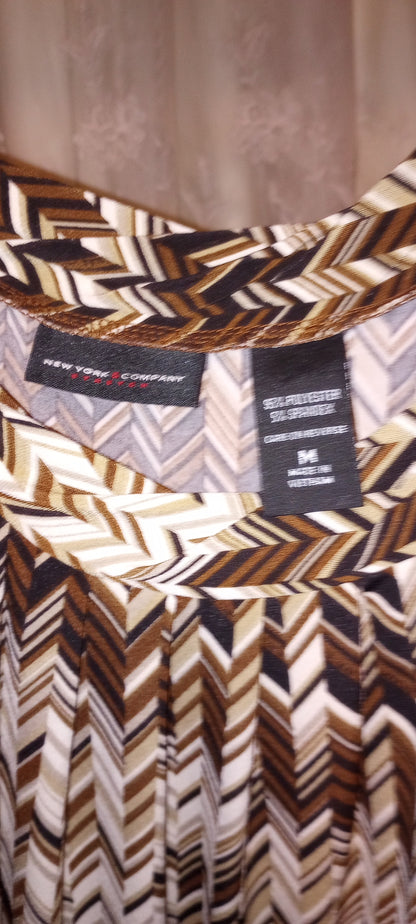 Geometric Blouse Top