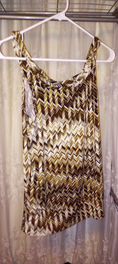 Geometric Blouse Top