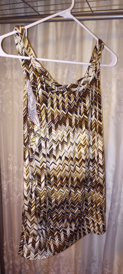Geometric Blouse Top