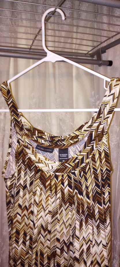 Geometric Blouse Top