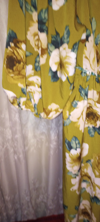 Carole Christian floral off shoulder blouse