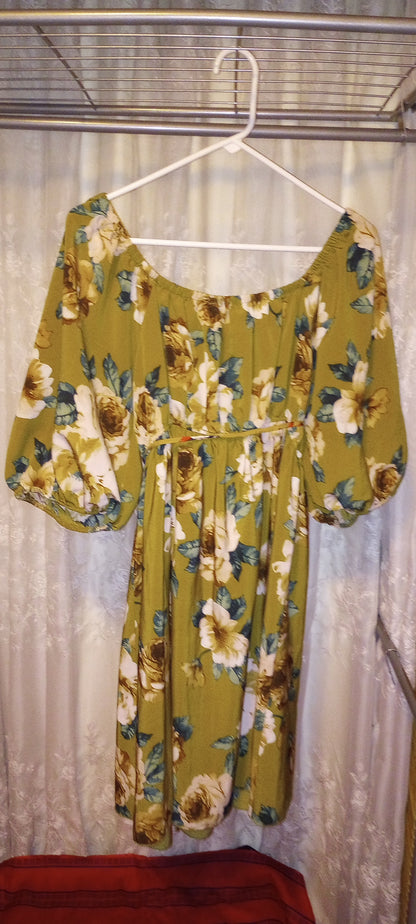 Carole Christian floral off shoulder blouse