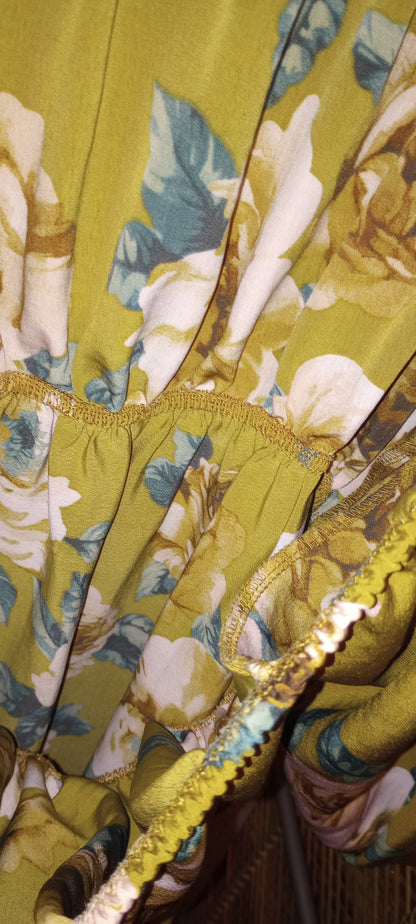 Carole Christian floral off shoulder blouse