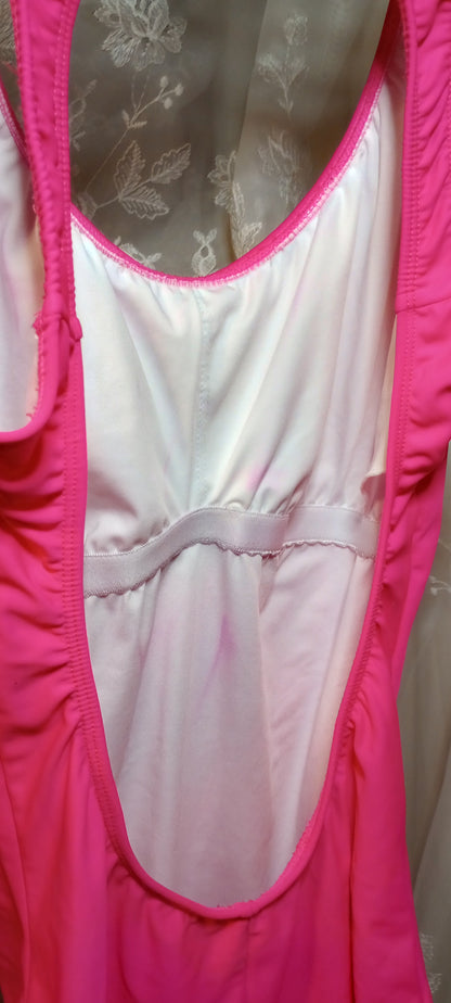 Venus Pink One Piece Bathing Suit, Kiss Lips Sexy