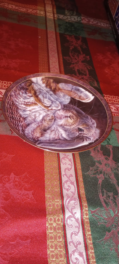 Vintage Bunny Plate