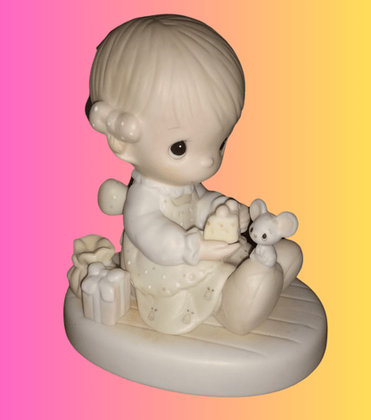 Vintage / Precious Moments / Love Is Kind / Enesco 1984 Last Forever collection / original box / birthday figurine gift / love figurine gift
