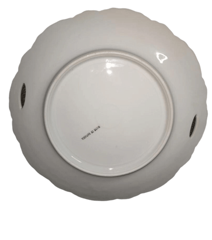 Vintage Bavarian German plate. Give Us This Day Our Daily Bread vintage gold floral rose plate. Thanksgiving holiday formal china decorative rose flower plate.