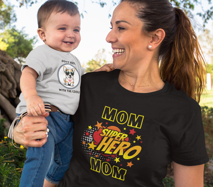 Dog, Don't Fool With The Cool, Animals- Baby, Toddler, Soft Cotton, T-shirt