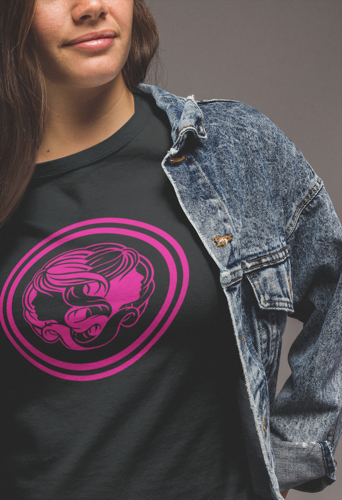 Symbol, Ying Yang, Woman - Adult, Semi-fitted, T-shirt