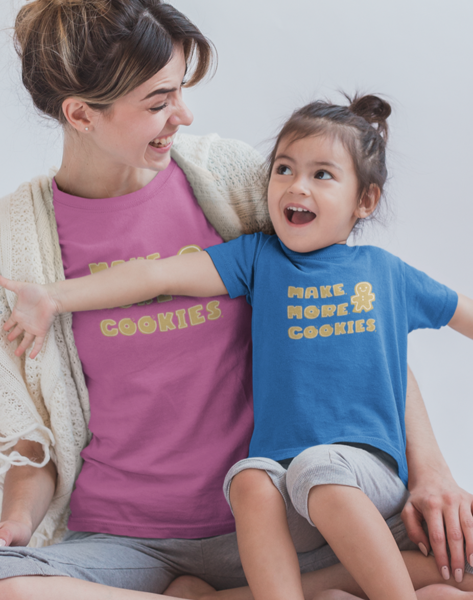 Hobby, Interests, Baking, Make More Cookies, Gingerbread- Kids, Heavy Cotton, T-shirt