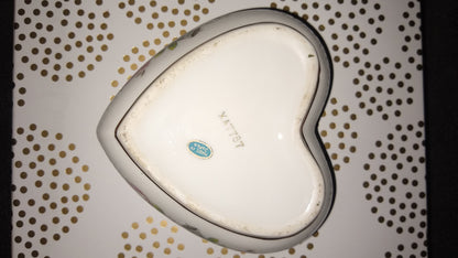 Happy Anniversary Vintage Heart Jewelry, Trinket Box