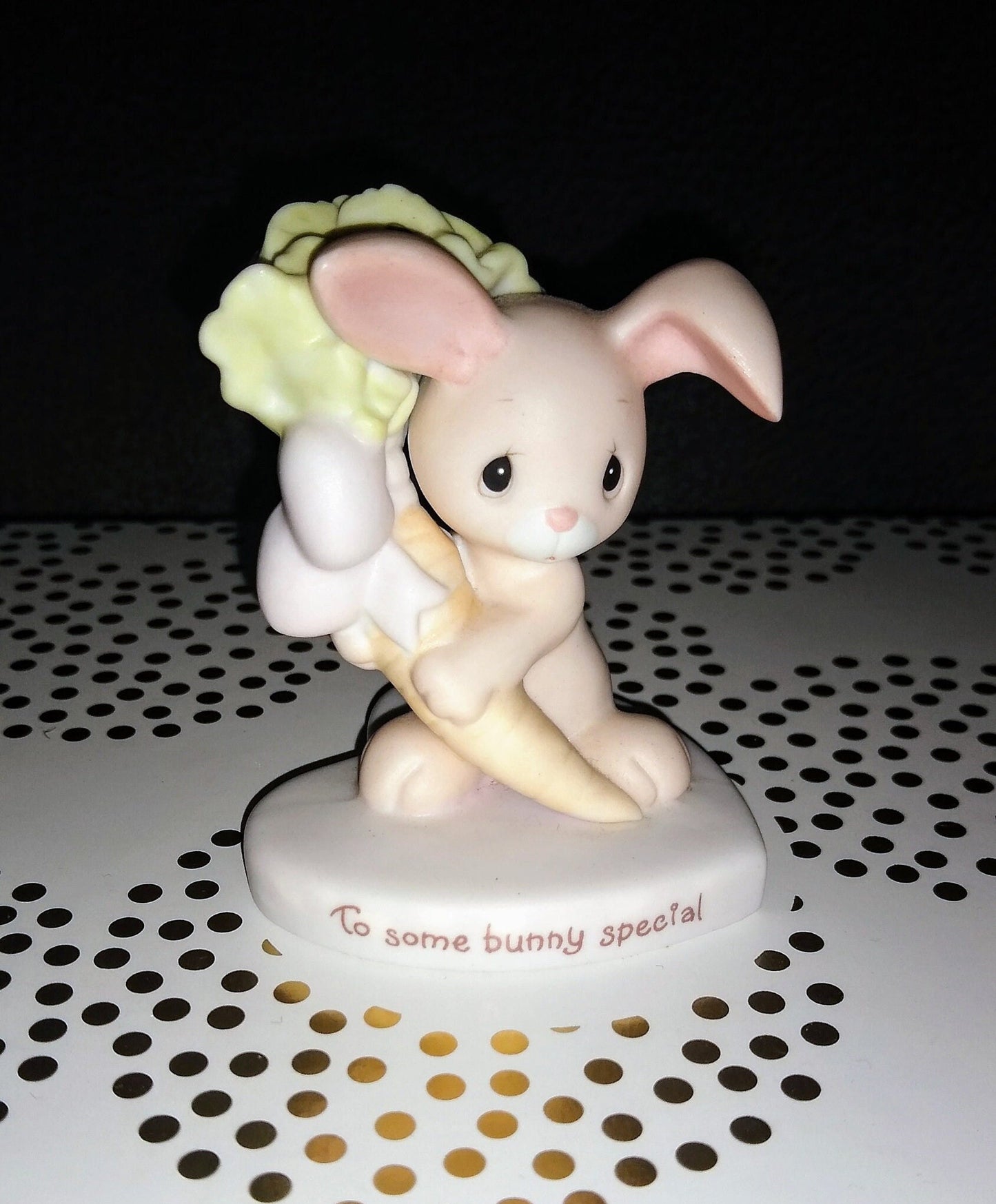 Precious Moments Enesco Vintage Bunny Figurine, To Some Bunny Special
