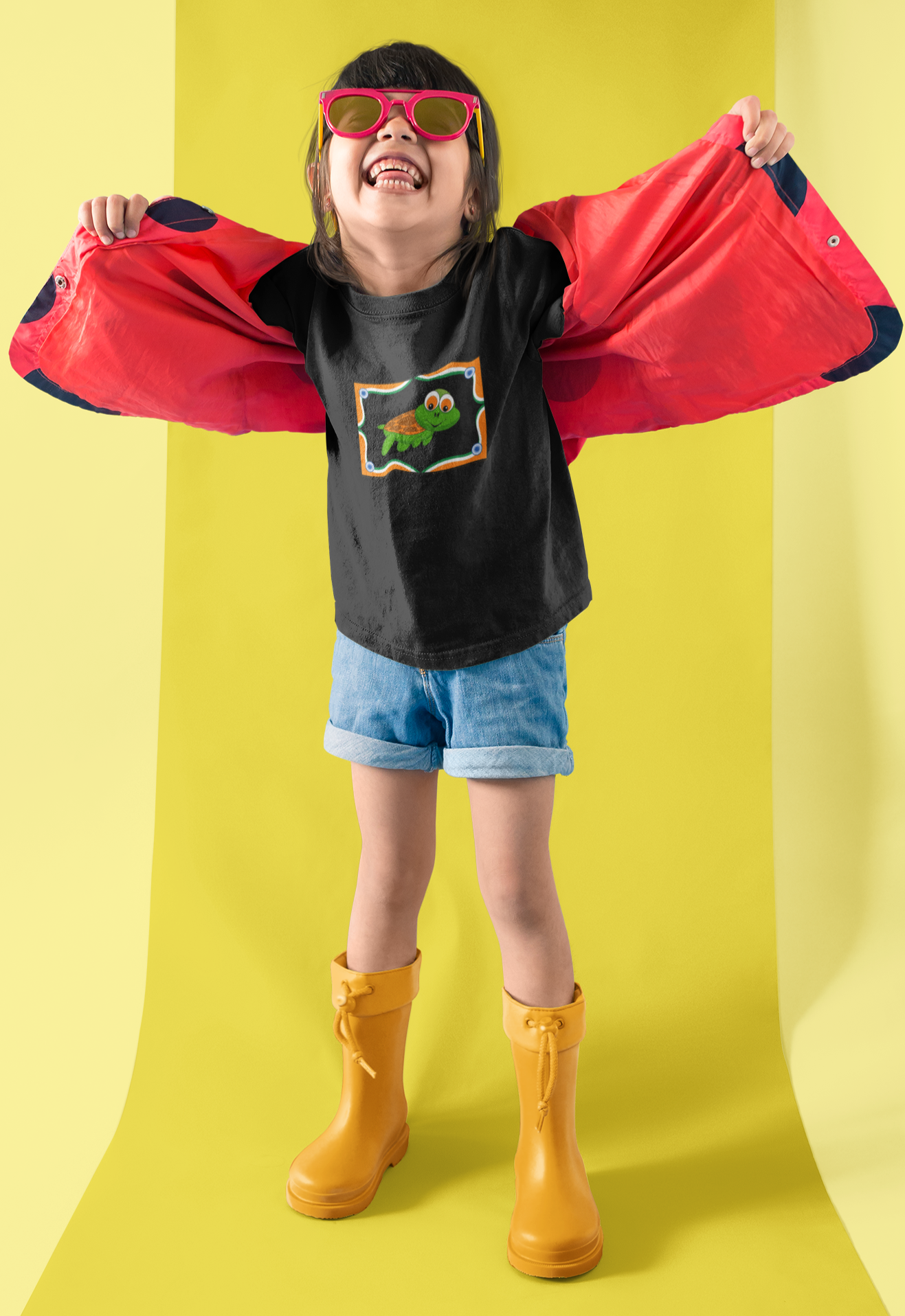 Turtle Swimming, Animals, Sports, Swimming- Child, Kids, Heavy Cotton, T-shirt