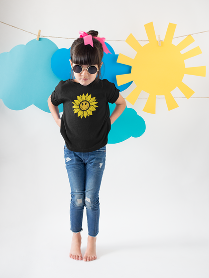 Nature, Flowers, Sunflower, Plants, Positive- Kids, Child, Heavy Cotton, T-shirt